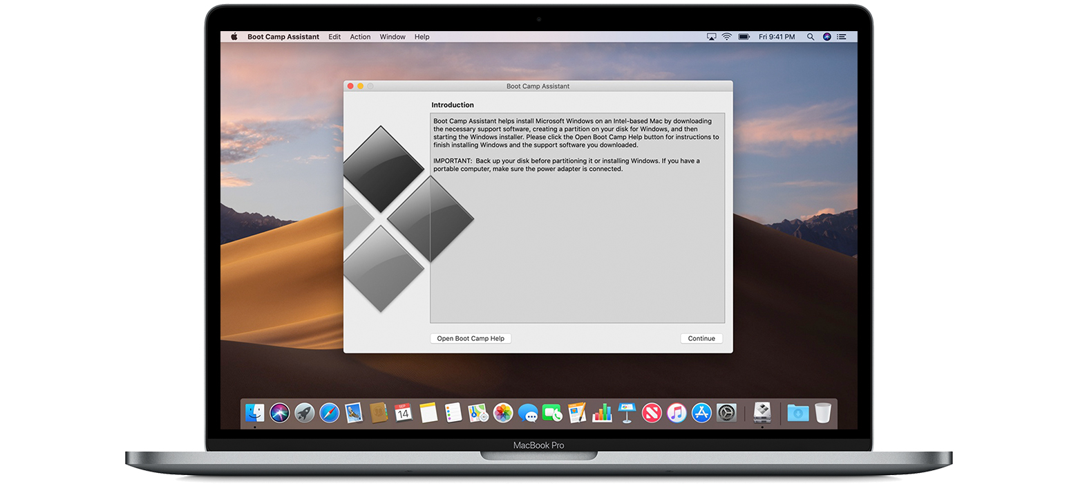 Start windows for apple mac